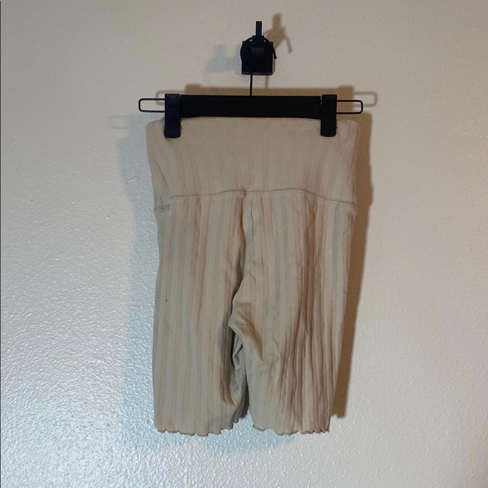 Trendy Ribbed Two-Piece Set - Natural Beige - Picture 8 of 8